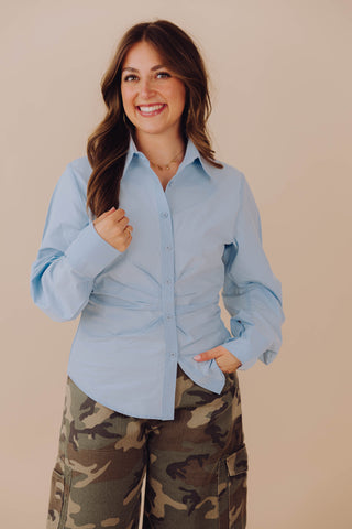 Amerie Blouse - Lichtblauw