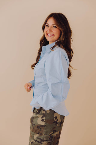 Amerie Blouse - Lichtblauw