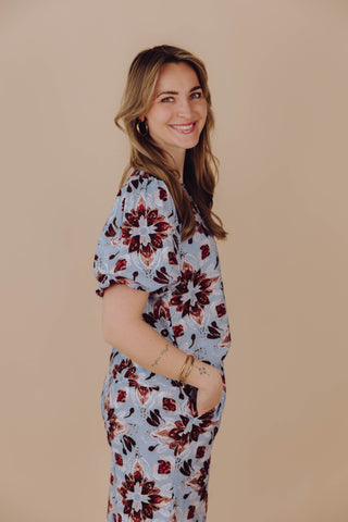 Viona Blouse - Blauw