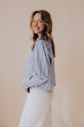 Gracie Blouse - Blauw