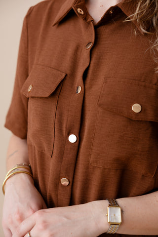 Cady Playsuit - Bruin