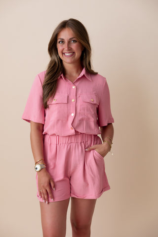 Cady Playsuit - Roze