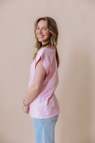 Bisous Top - Lichtroze