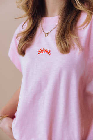 Bisous Top - Lichtroze