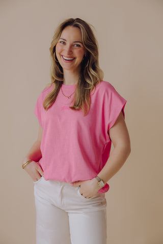 Bisous Top - Roze