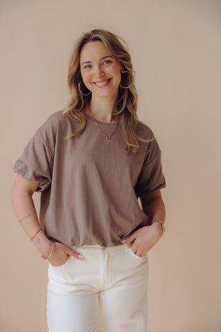Harley Tee - Taupe