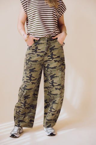 Helen Cargo Jeans - Dark Camouflage