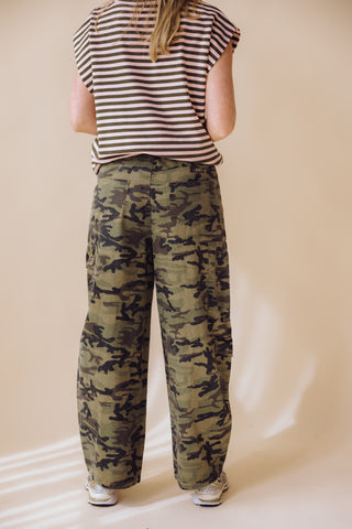 Helen Cargo Jeans - Dark Camouflage