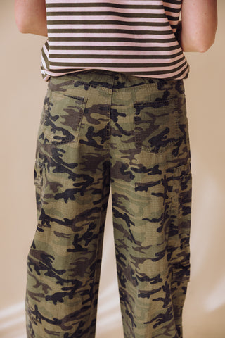 Helen Cargo Jeans - Dark Camouflage