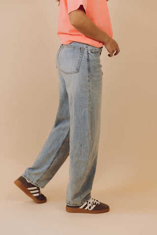 Summer Balloon Jeans - Washed Blue