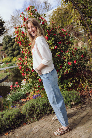 Summer Balloon Jeans - Washed Blue