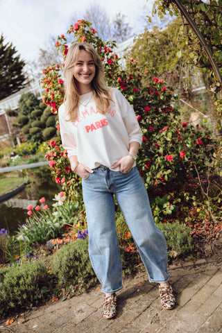 Summer Balloon Jeans - Washed Blue