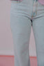 Sunny Stud Jeans - Light Blue Stone