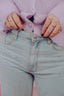 Sunny Stud Jeans - Light Blue Stone