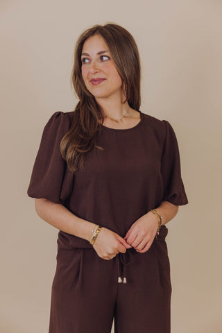 Tania Blouse - Bruin