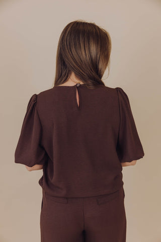 Tania Blouse - Bruin