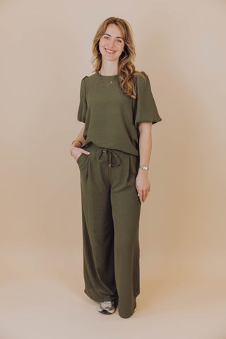 Tania Pants - Donkergroen