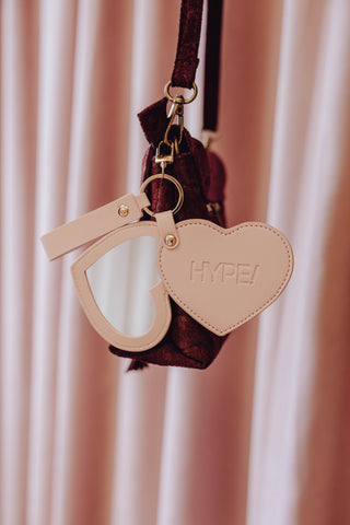 HYPE! Mirror Keychain - Roze