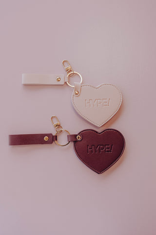 HYPE! Mirror Keychain - Bordeaux