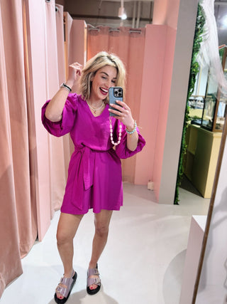 Tate Dress - Magenta