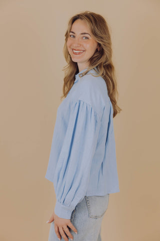 Thalia Blouse - Blauw