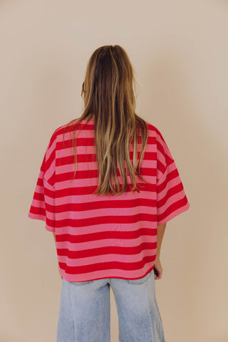Thirza Tee - Rood