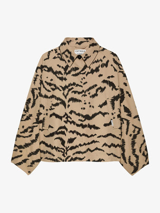 Tiger Cape Jacket - Incense