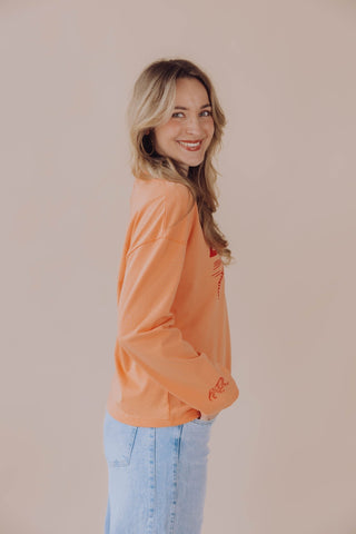 Tiger Longsleeve - Peach