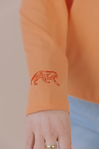 Tiger Longsleeve - Peach