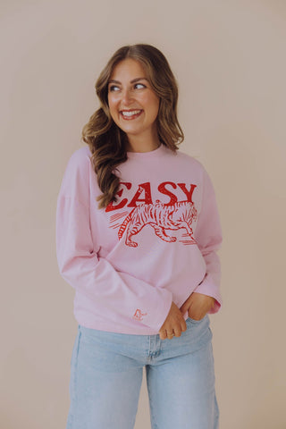 Tiger Longsleeve - Roze