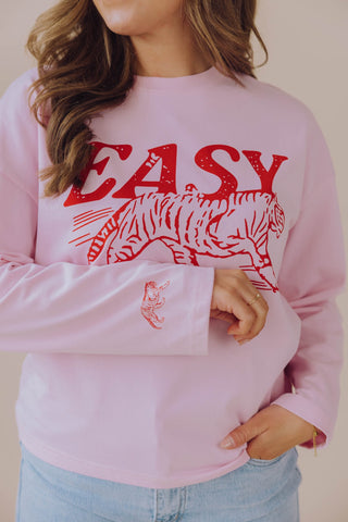 Tiger Longsleeve - Roze