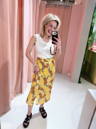 Tiger Skirt - Geel