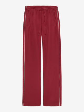 Tracksuit Trousers with Piping - Rhubarb