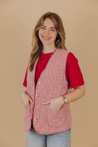 Tyra Gilet - Rood