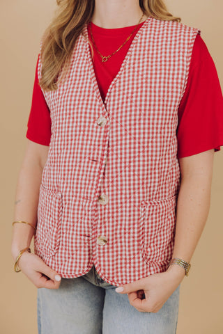 Tyra Gilet - Rood
