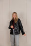 Vegan Leather Jacket - Black