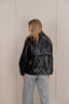 Vegan Leather Jacket - Black