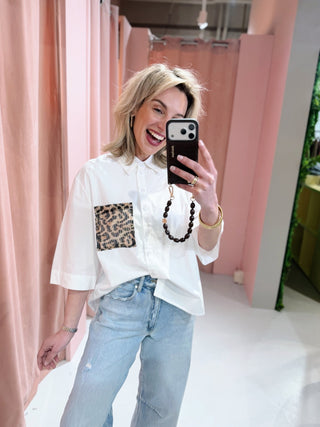 Venora Blouse - Leopard