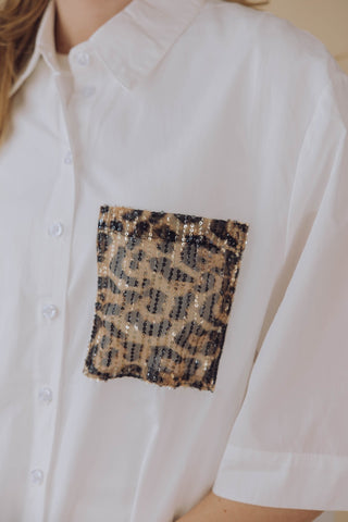 Venora Blouse - Leopard