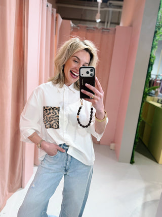 Venora Blouse - Leopard