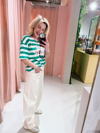 Vera Barrel Jeans - Off White