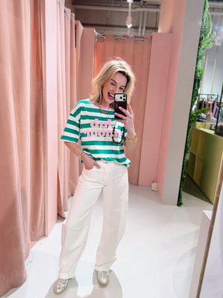 Vera Barrel Jeans - Off White