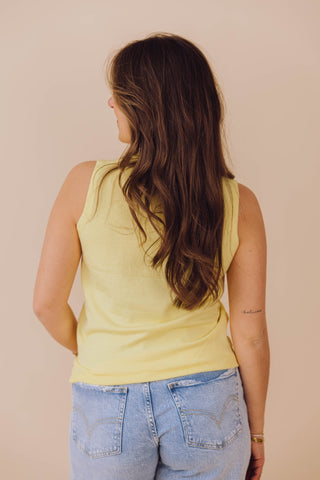 Veronica Top - Geel