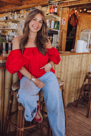 Vienne Top - Rood