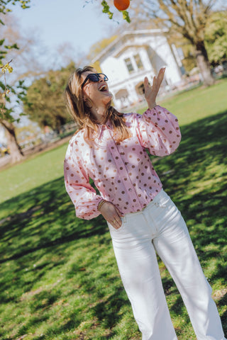 Vera Barrel Jeans - Off White