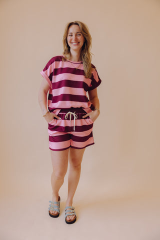 Stripe Set - Bordeaux