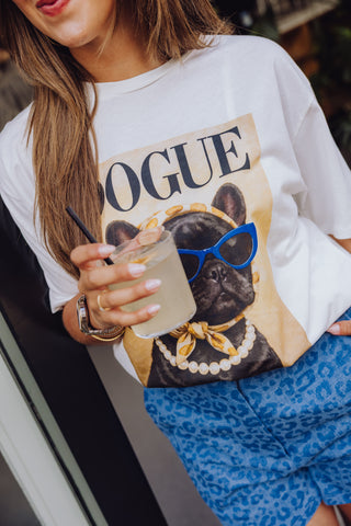 Dog Tee - Wit