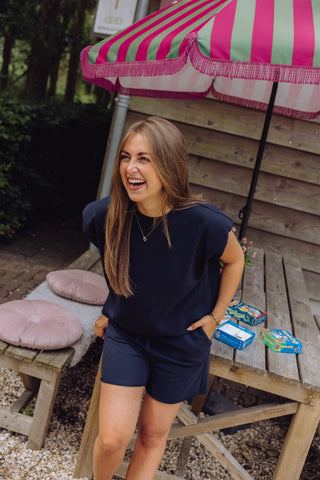 Kenza Top - Navy