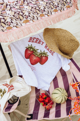 Vintage Fruits Tee - Grijs