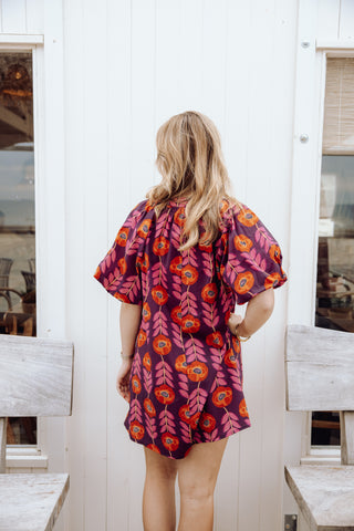 Marie Dress - Aubergine